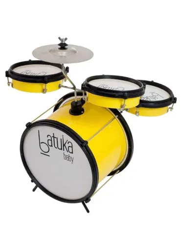 Bateria Infantil Batuka Baby Amarela - NOVA - NUNCA USADA