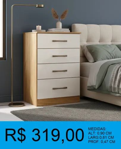 Cômoda de excelente qualidade - Entrega gratuita!