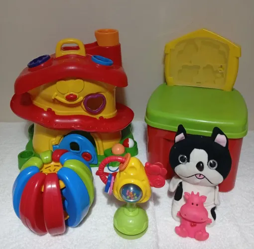 Lote brinquedos bebê 