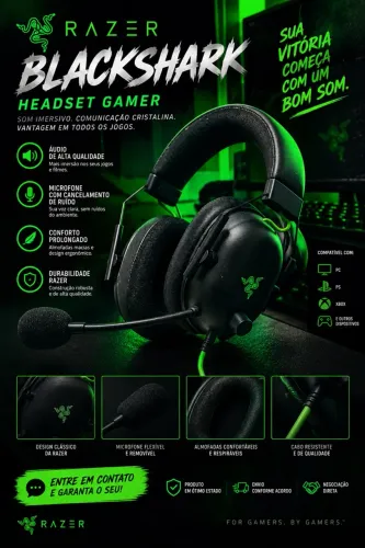 Headset Razer BlackShark