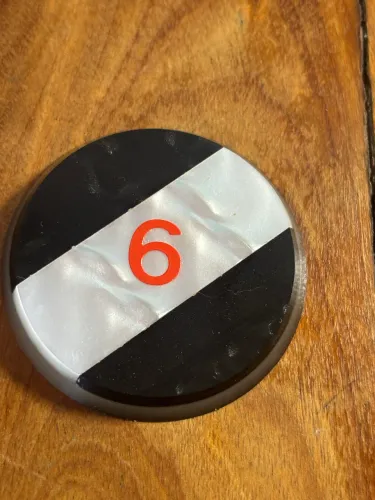 Botão Antigo Do Vasco De 45,00 mm Bequinho Madrepérola - cód: 010