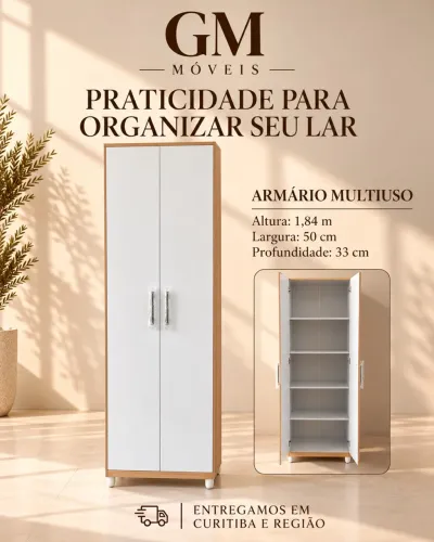 Multiuso com prateleiras - entrego Curitiba e região