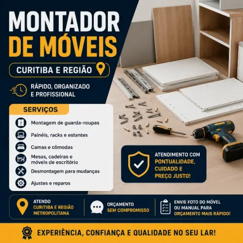 Montador de Moveis em Curitiba