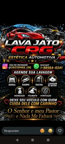 Lava Jato CRG Bairro Santiago na principal