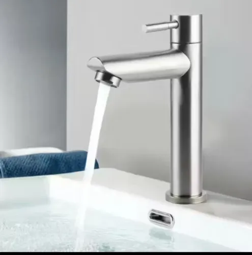 Torneira Inox escovado luxo