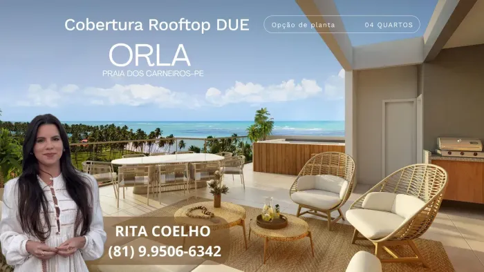 VENDO 4 QUARTOS NA PRAIA DOS CARNEIROS - BEIRA -MAR COM FLUXO FACILITADO
