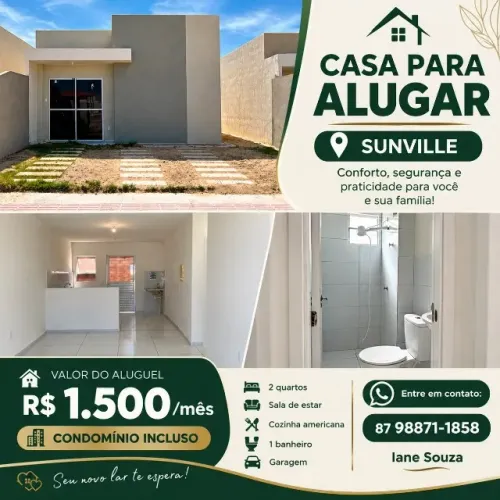 Casa Sunville murada com condominio incluso
