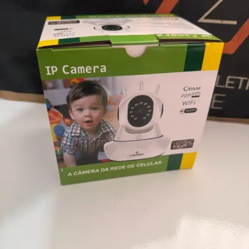 Câmera de segurança IP Wi-Fi da marca Lehmox, modelo LEY-19