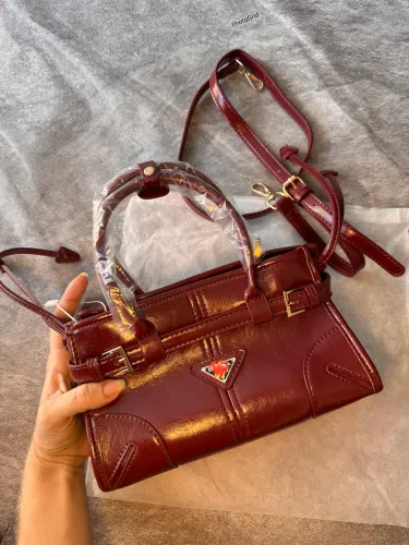 Bolsa Luxo Nova Linha Italiana - Cor Vinho