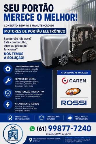 Conserto e Manutenção de Portão Eletrônico