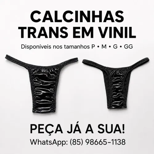 Vendo Calcinha em Vinil / Moda Trans / AQUENDAR