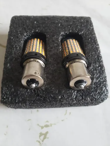 Lâmpadas 144 Led Seta Pisca Ba15s Ambar Canbus 44w -Novas - Usado nos  Piscas 