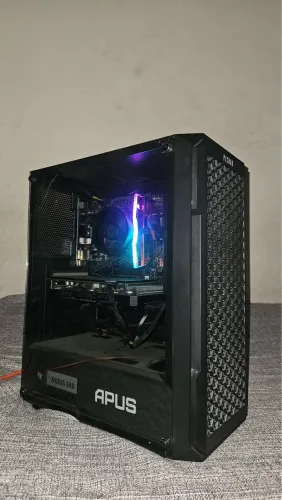 Gabinete Processador-ryzen 5 45006-core Memoria ram-dois pentes de 8g de memória RAM ddr4 