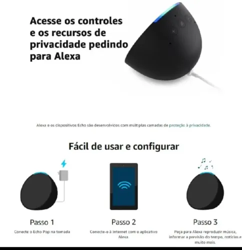 Vendo uma caixa de som Alexa