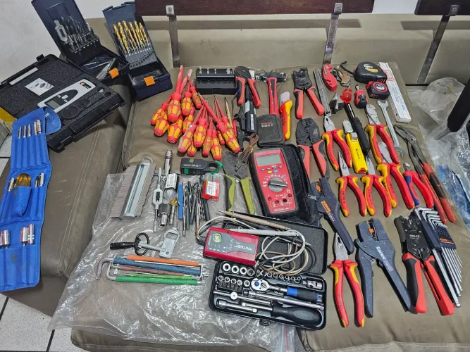 Lote de Ferramentas Profissionais - Makita, Knipex, Wera, Testo e Mais