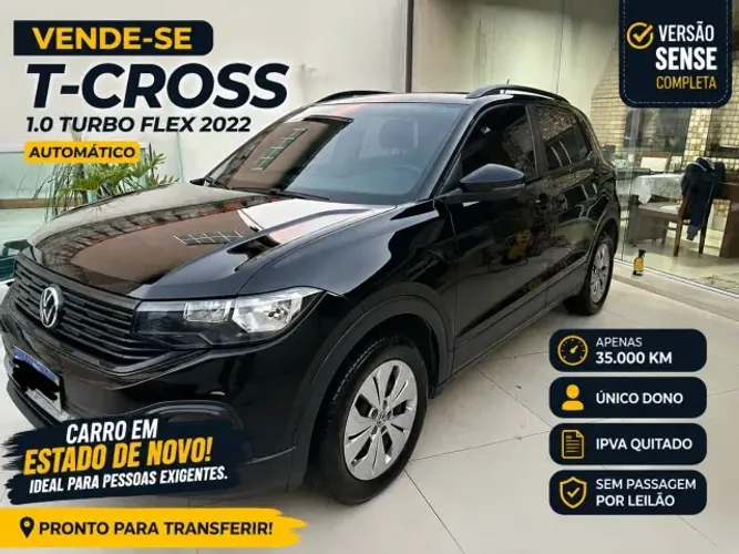 Volkswagen T-Cross Sense 1.0 TSI Flex 5P Aut. 2022