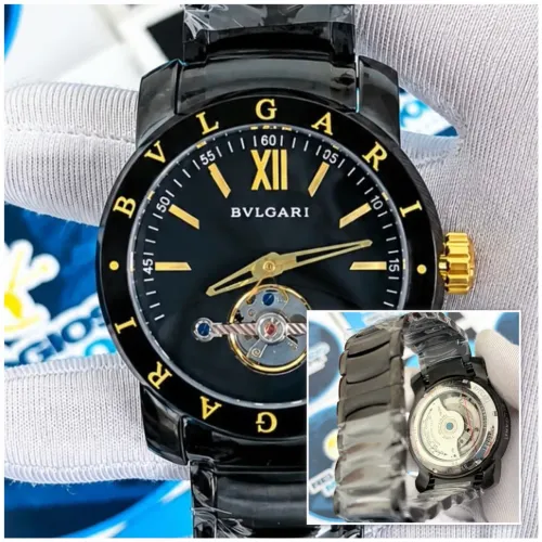 RELÓGIO BVLGAR AUTOMÁTICO ALL BLACK