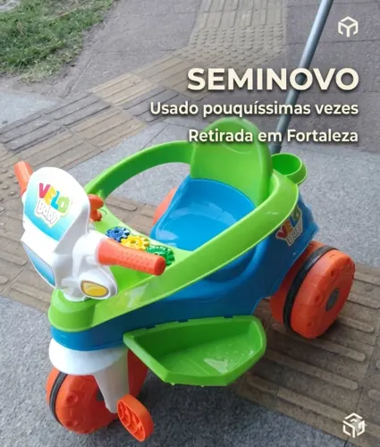 Triciclo Velobaby Passeio e Pedal da Bandeirante