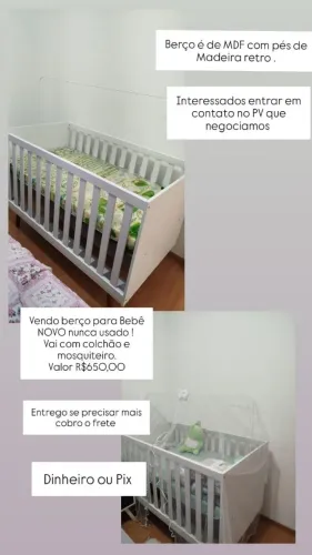 Vende-se Berço Novo