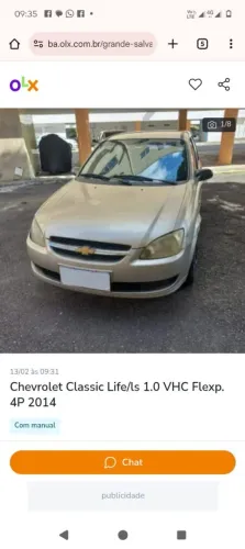 Chevrolet Classic Life/ls 1.0 VHC Flexp. 4P 2014