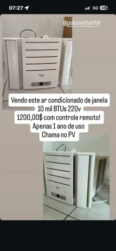 Ar condicionado 10mil BTUs 