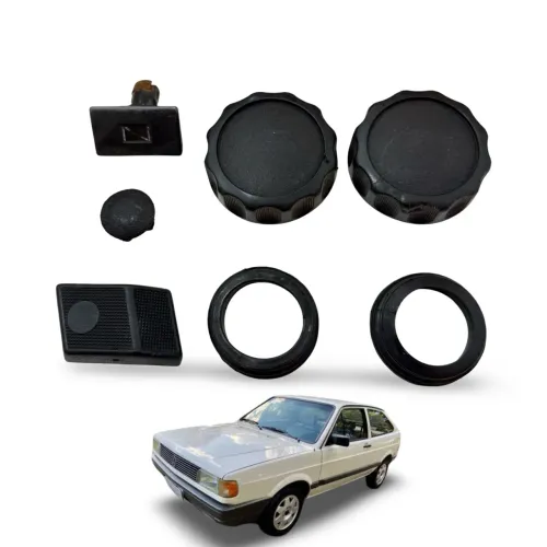 Kit restauração acabamentos Gol quadrado GL painel satélite original