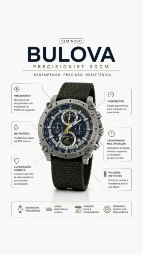 Relógio Bulova precisionist