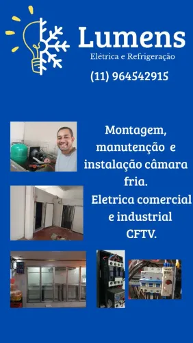 Instalação e manutenção elétrica e refrigeração comercial 