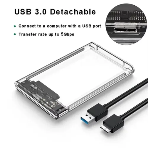 Case Hd Slim Externo Ssd Hdd Pc Note Ps4e5 Usb 3.0 Sata 2.5