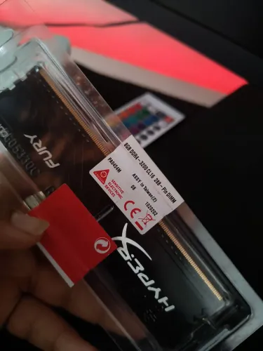 Memória RAM 8GB DDR4 3200MHz HyperX Fury - Alto Desempenho!