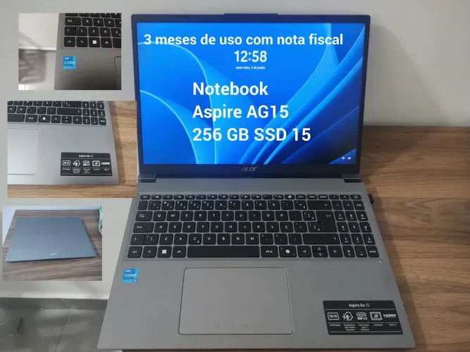 Notebook Aspire AG 15 256 GB SSD 15