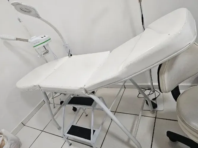 Maca estética ajustável cabeça e pés