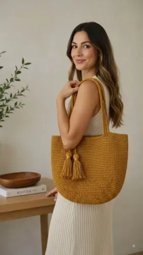 BOLSA DE CROCHÊ