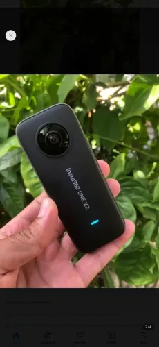 Câmera de ação insta360 360° x2 one