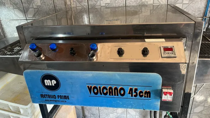 Forno Metallo Prime Volcano 45 CM 220v eletrico