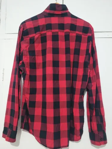 Camisa Xadrez Vermelha (TAM G)