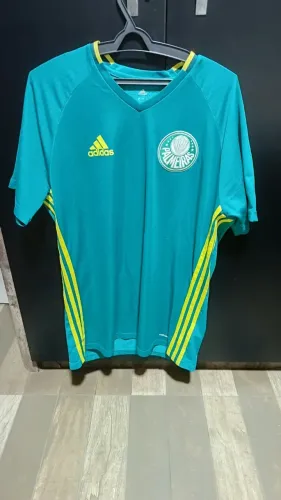 Camisa de Treino Palmeiras 2016 Adidas Original - Verde Água (Tecnologia Adizero)