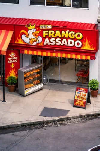 Passo excelente ponto comercial de Frango Assado 