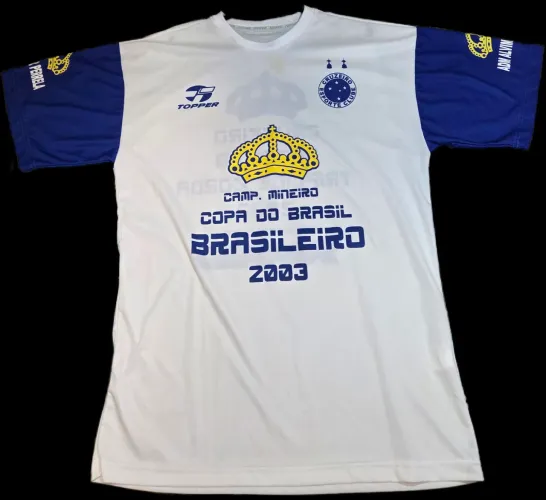 Camisa cruzeiro comemoração tríplice coroa 2003 original
