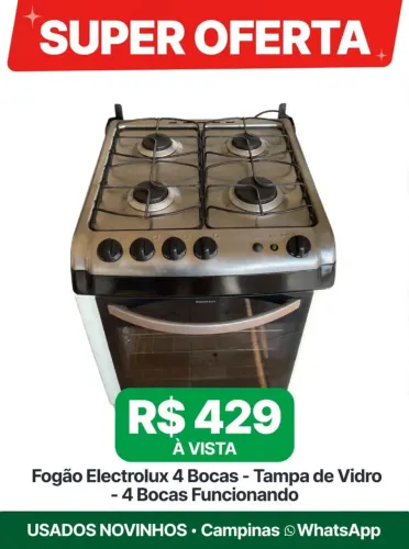 Fogão Electrolux 4 bocas