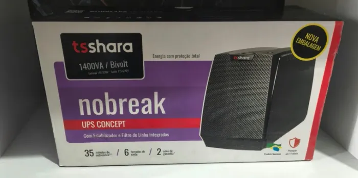 Nobreak 1400va novo na caixa lacrado.