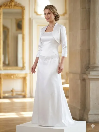 Vestido de noiva cetim