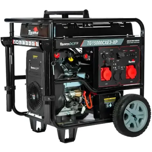 GERADOR A GASOLINA TRIFASICO 380V 17 KVA PARTIDA ELETRICA TG15000CXE3-XP - TOYAMA