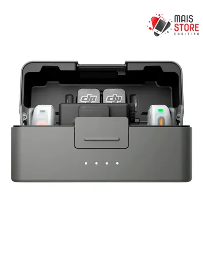 Microfone DJI Mic Mini 2S (2 TX + 1 RX +Charging Case) Novo-Lacrado