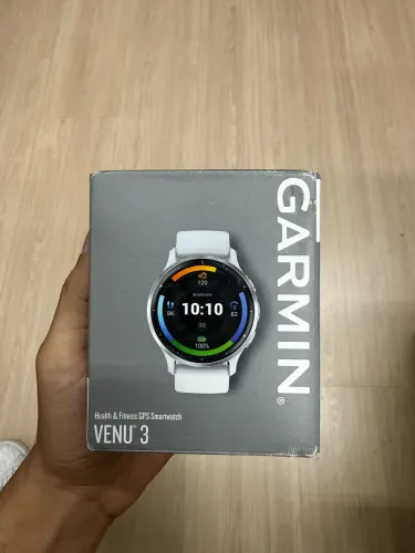Relógio Garmin Venu 3 Branco 45mm Com Monitor Cardíaco Novo Lacrado