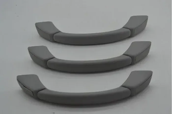 Kit 3 Puxador Teto Pqp Mitsubishi Pajero Tr4 2013 Original Cinza-escuro