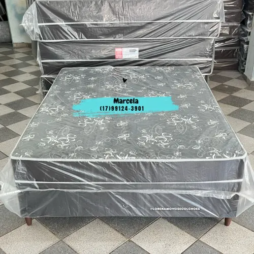 Cama Box Casal Conjugada- Novas
