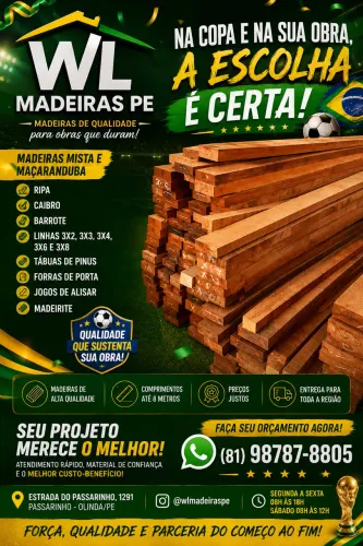 PROMOÇÃO DE MADEIRAS