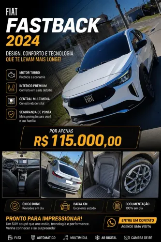 Fiat Fastback Impetus 1.0 200 T. Flex AUT 2023