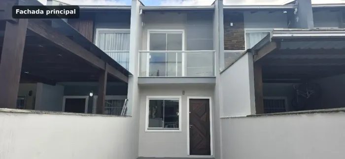 Sobrado Geminado 2 Quartos, 2 Vagas e Churrasqueira - Jardim Sofia, Joinville